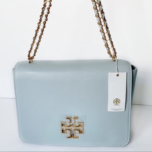 TORY BURCH Britten Large Adjustable Shoulder Bag! - Picture 2 of 6